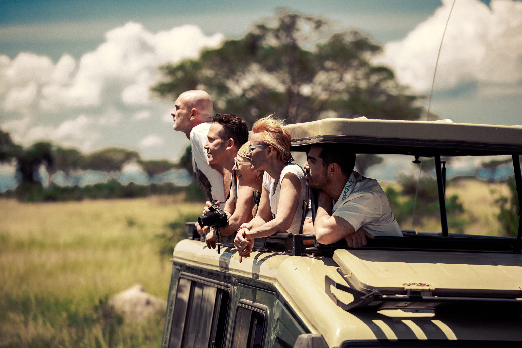 Israelite Celebrities Enjoying Views Of Queen Elizabeth National Park